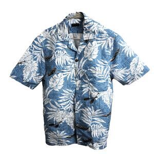 TROPICAL STORM MEN'S NWOT HAWAII THEMED VACATION STYLE BUTTON DOWN SHIRT SIZE S